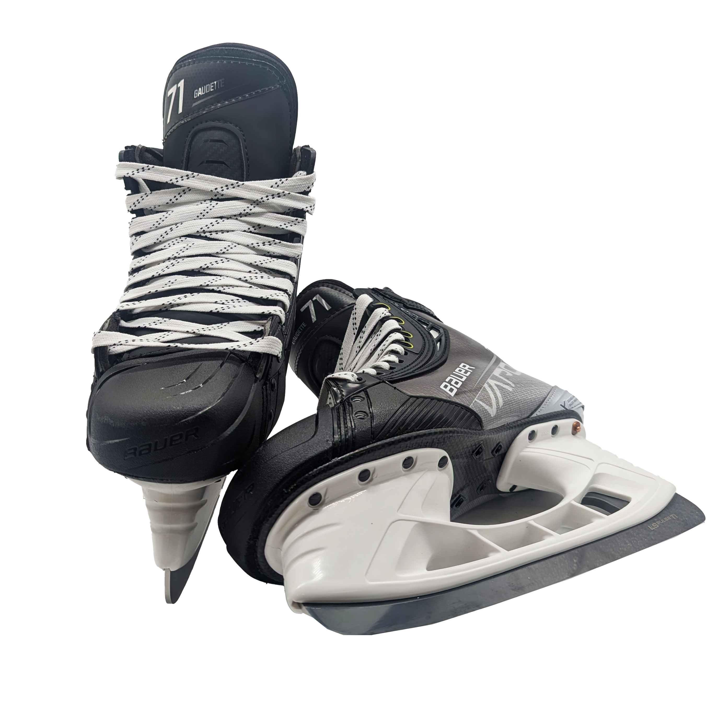 Patins de hockey Bauer Vapor Hyperlite Pro Stock - Taille 10/9,75E - Adam Gaudette